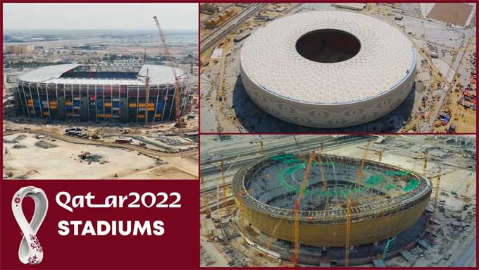 A Stadium made of Shipping Containers will host the FIFA World cup in 2022 in Qatar
