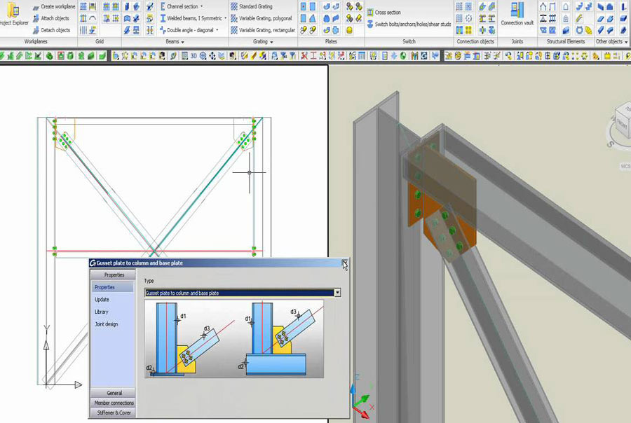 Steel Beam Connections