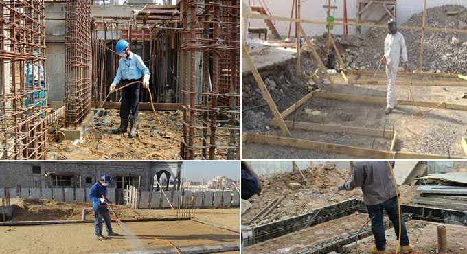 Details on Anti-termite Treatment in construction site
