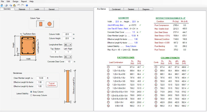 Structural Design of ASDIP Concrete