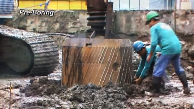 bore piling