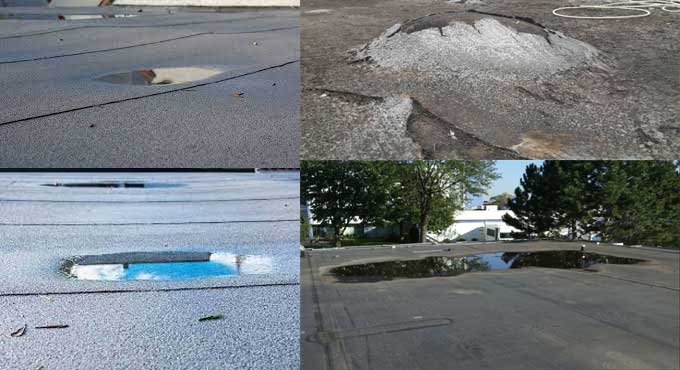 What causes a Flat Roof and how to solve it?
