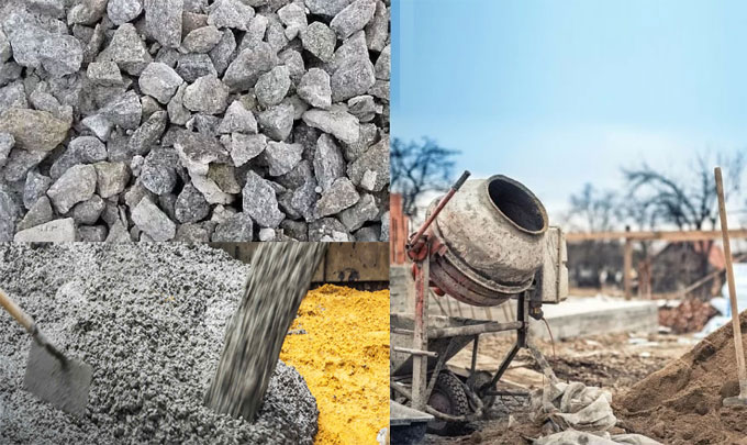 Impact of course aggregate on mix design of concrete