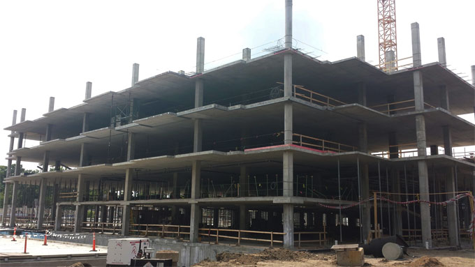 Construction of Concrete Frame