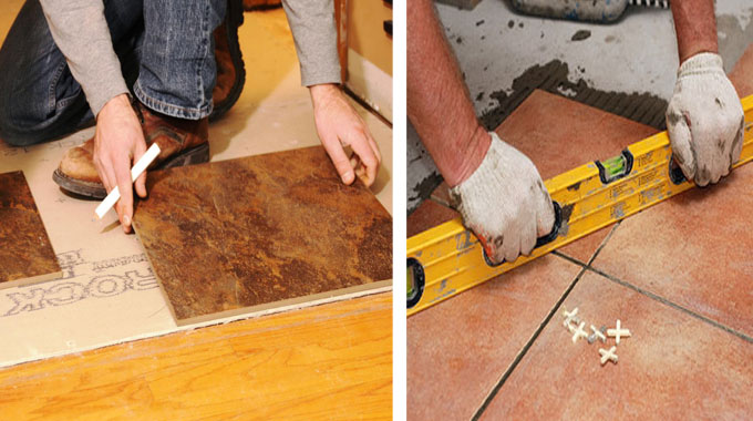 How to work out the quantity of tiles with different shapes