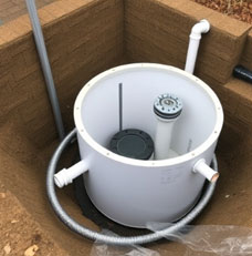 Installation septic tank