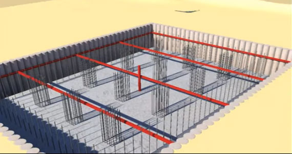 Mat footing and its application