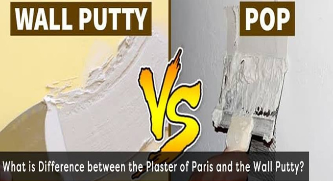 What is difference between The Plaster Of Paris and The Wall Putty