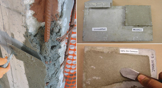 Characteristics of polymer-Modified Mortar