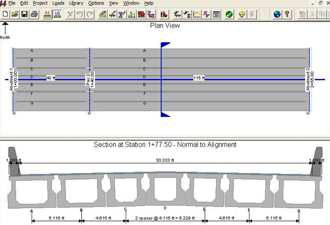 Prestressed Girder SUPERstructure design and analysis