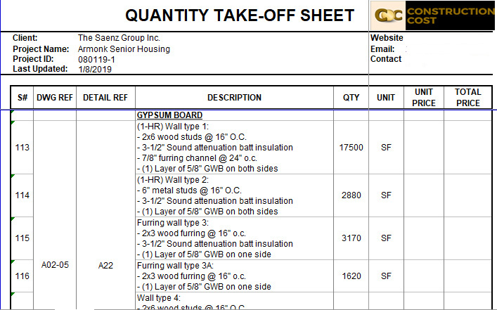 Quantity Takeoffs in Construction: A Comprehensive Guide