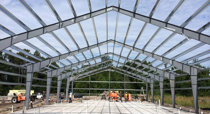 A new Roof-Top units is added with previous Steel Roof Structure