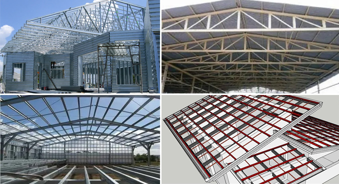 Design and Types of Steel Roof Truss with Tubular Section
