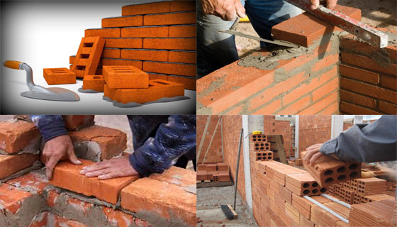 Brick wall construction How to estimate the amount of concrete on a concrete slab