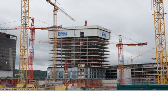 Concrete formwork for housing construction