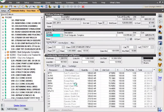 construction estimating & construction bidding process