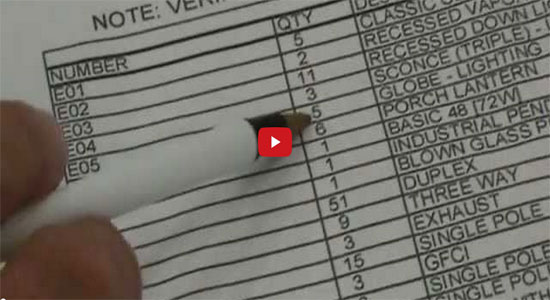 How to read an electrical floor plan drawing
