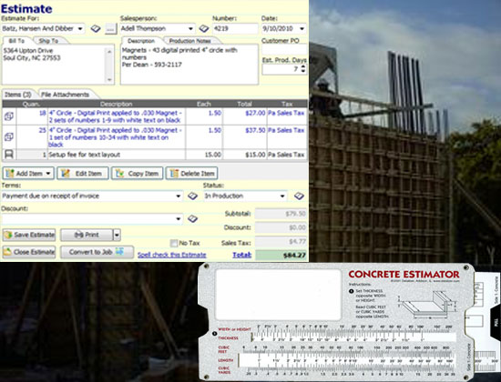 Estimator - Concrete Structures